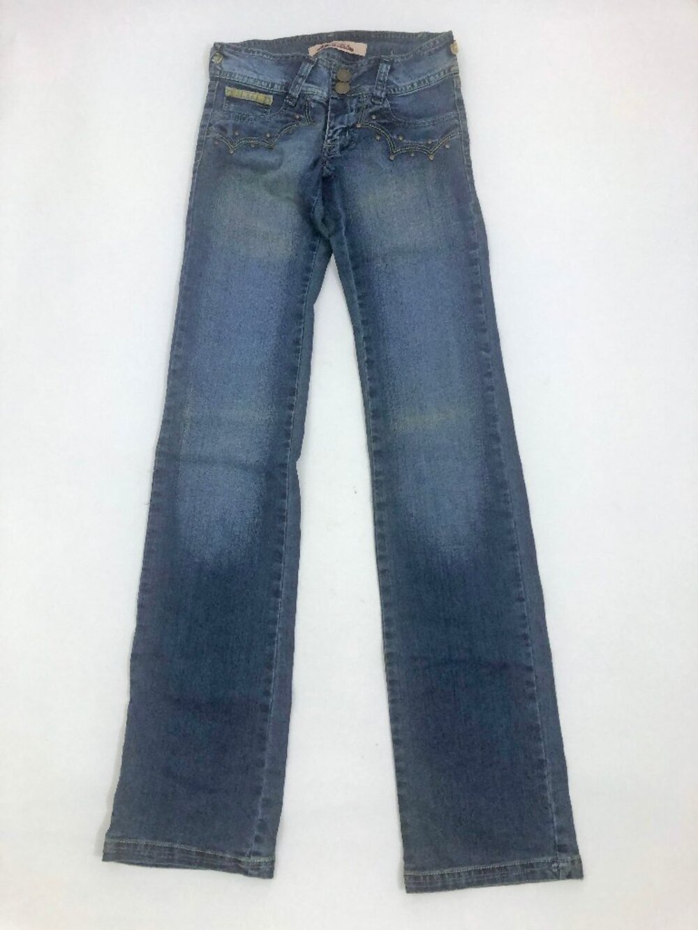 Fiorana Women's Embroidered 2 Hip Pockets Jeans New With Tags Size 2
